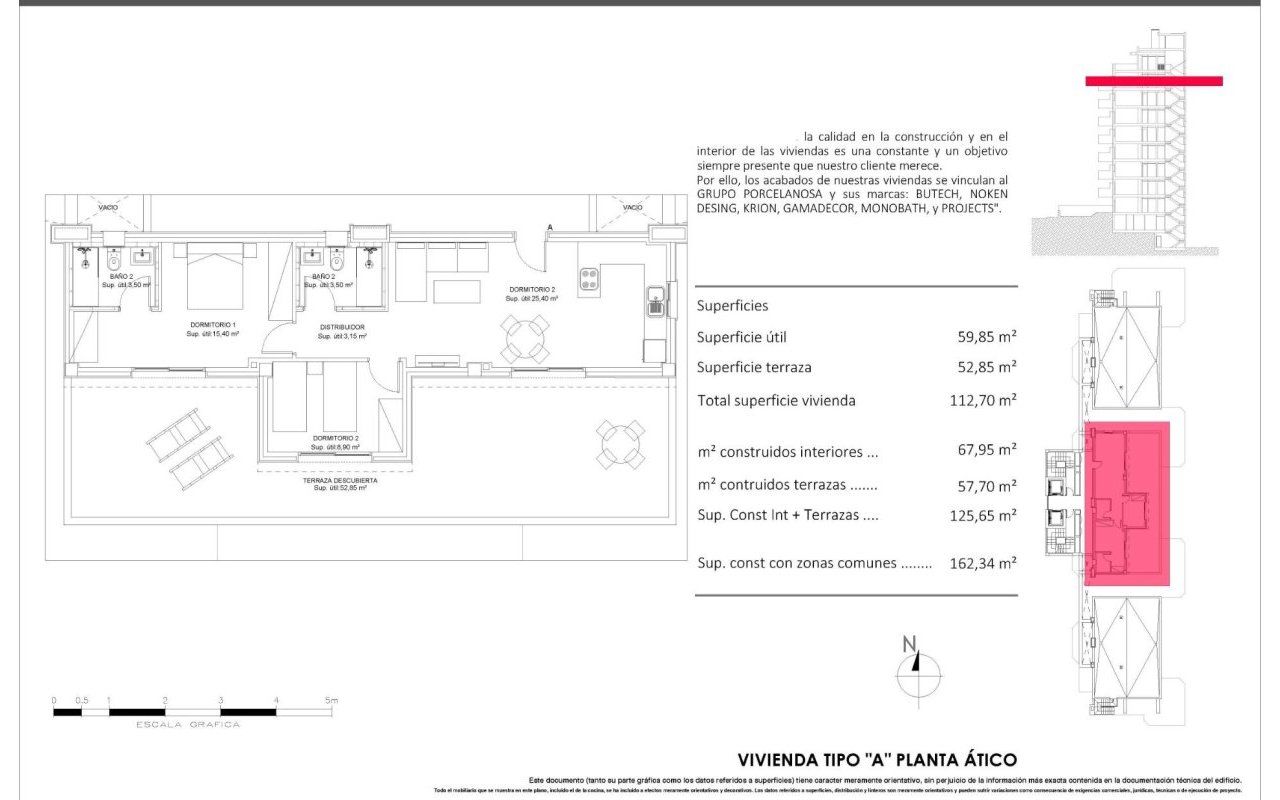 Obra nueva - Ático - Villajoyosa - Cala de Finestrat