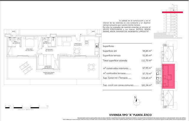 Obra nueva - Ático - Villajoyosa - Cala de Finestrat