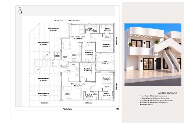 New Build - Bungalow - San Pedro del Pinatar - Los Peñascos