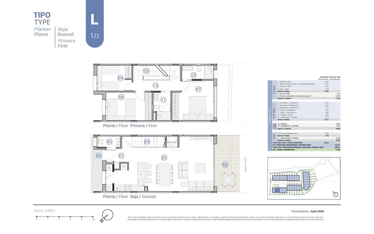 Obra nueva - Town House - El Campello - Platja de L´Amerador