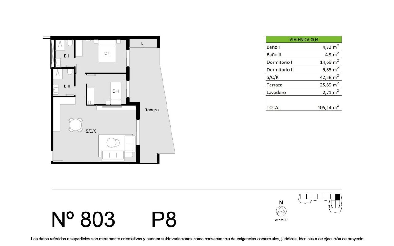 New Build - Penthouse - San Miguel - Pueblo