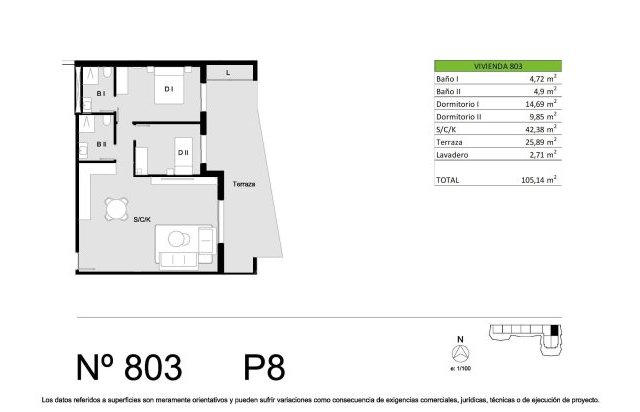 New Build - Penthouse - San Miguel - Pueblo