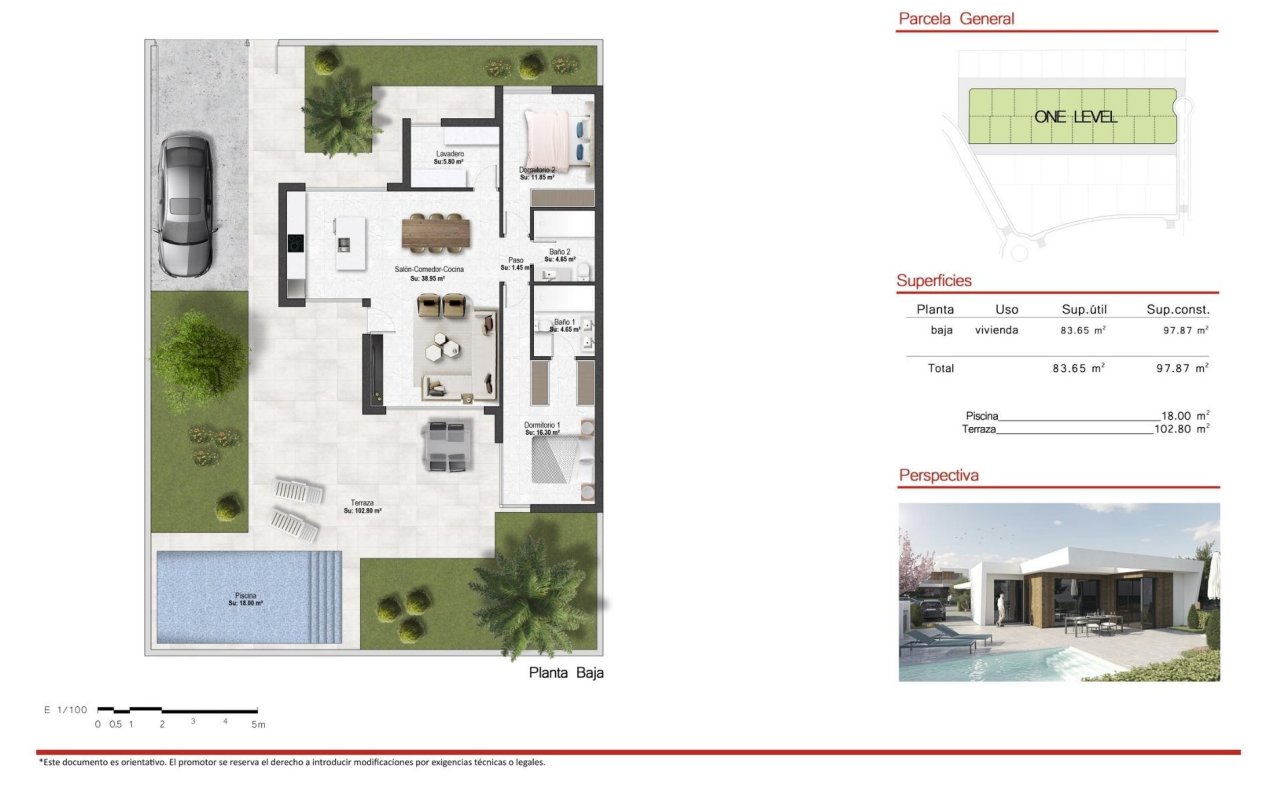 Obra nueva - Villa - BAÑOS Y MENDIGO - Altaona Golf