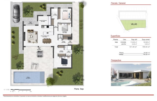 New Build - Villa - BAÑOS Y MENDIGO - Altaona Golf