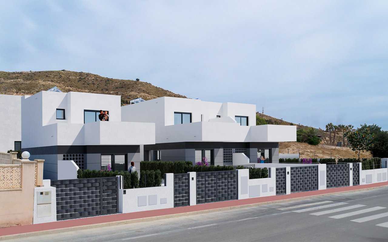 Obra nueva - Villa - Busot, zona Bonalba Golf (Alicante) - Spain