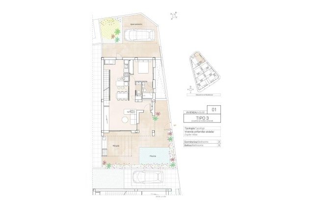 Obra nueva - Villa - Hondón de las Nieves - Centro