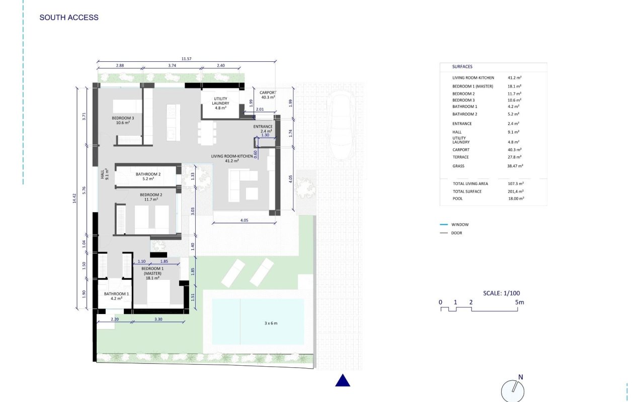 New Build - Villa - BAÑOS Y MENDIGO - Altaona Golf